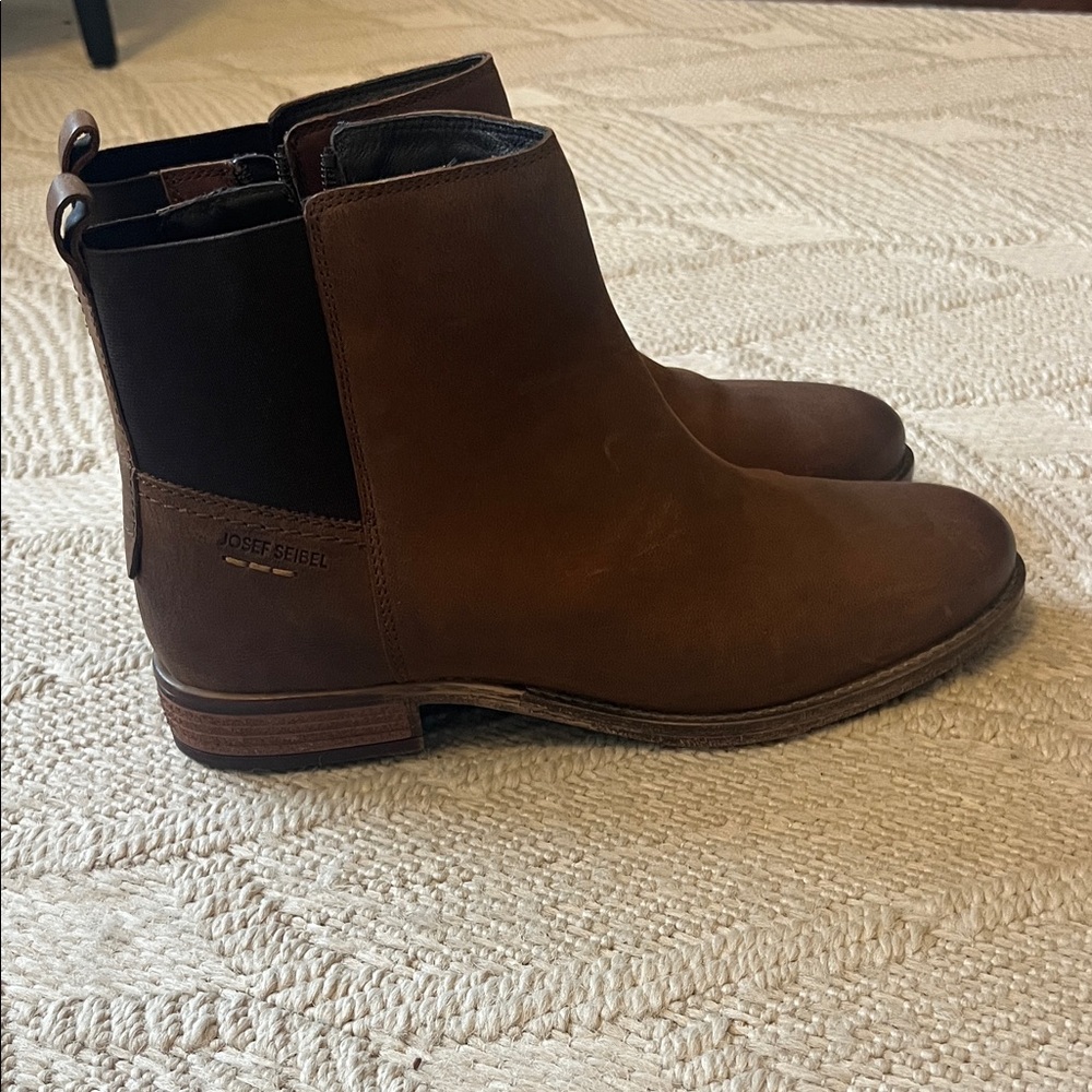 New Josef Seibel Women's Brown Leather Boots